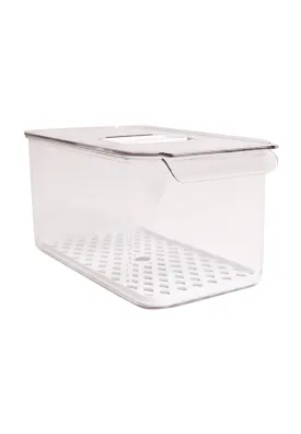 Acrylic Refrigerator Organizer with Lid