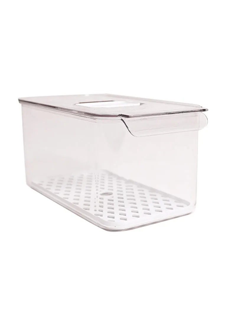 Acrylic Refrigerator Organizer with Lid