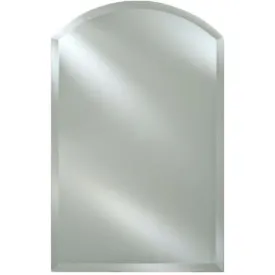 Afina Arch Top 24" x 35" Recessed Right Hinged Single Door Medicine Cabinet With Beveled Edge Mirror