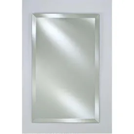 Afina Basix 16" x 22" Frameless Beveled Recessed Left Or Right Hinged Single Door Medicine Cabinet