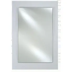 Afina Basix 16" x 26" Polished Edge Recessed Left Or Right Hinged Single Door Beveled Mirror Medicine Cabinet