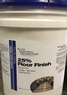 AJD 25% Floor Finish - 5 Gallon