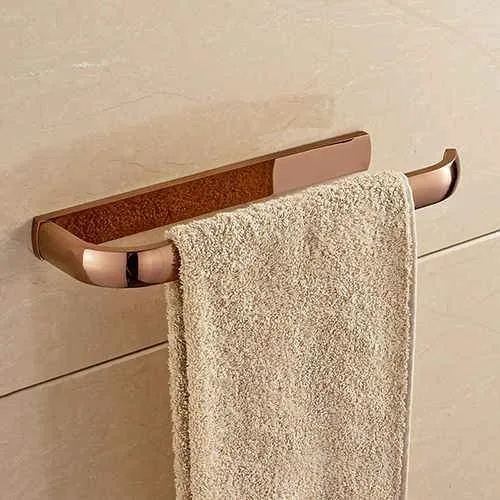 Antique Brass Lavatory Towel Rack Bathroom Accessory