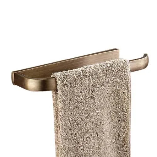 Antique Brass Lavatory Towel Rack Bathroom Accessory