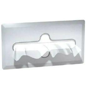 ASI 02594-SS Facial Tissue Dispenser, 11-11/16" L x 6-3/8" W, Recessed-Mounted, Stainless Steel