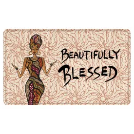 Beautifully Blessed Memory Foam Bath Mat