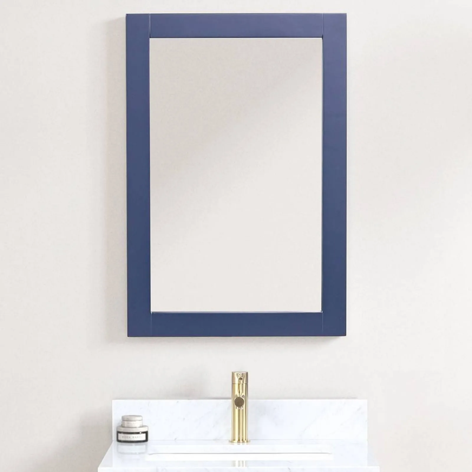 Blossom 24" x 32" Wall-Mounted Rectangle Framed Mirror with Mounting Hardware