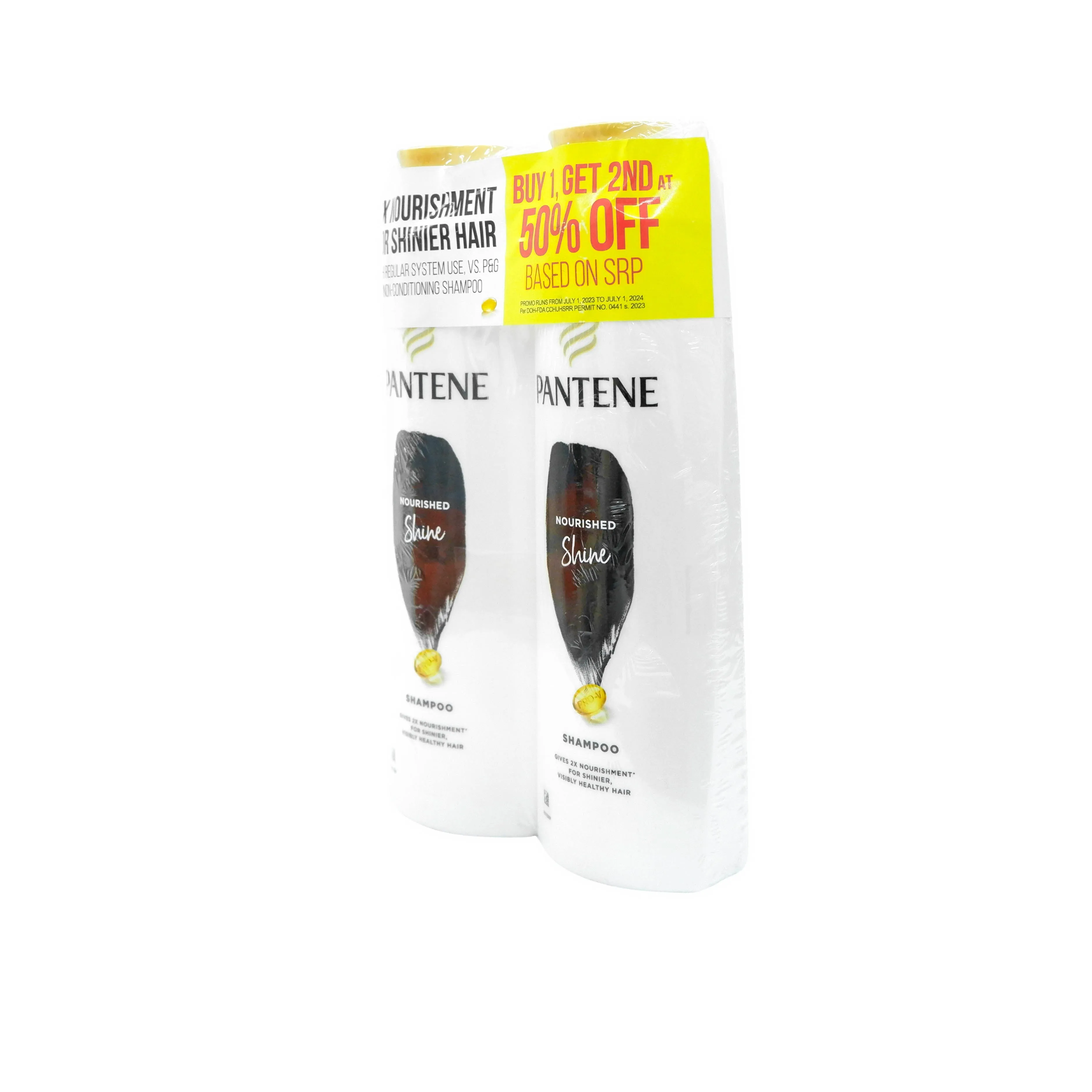 Buy Pantene Nourished Shine Shampoo and Get 2nd at 50% off