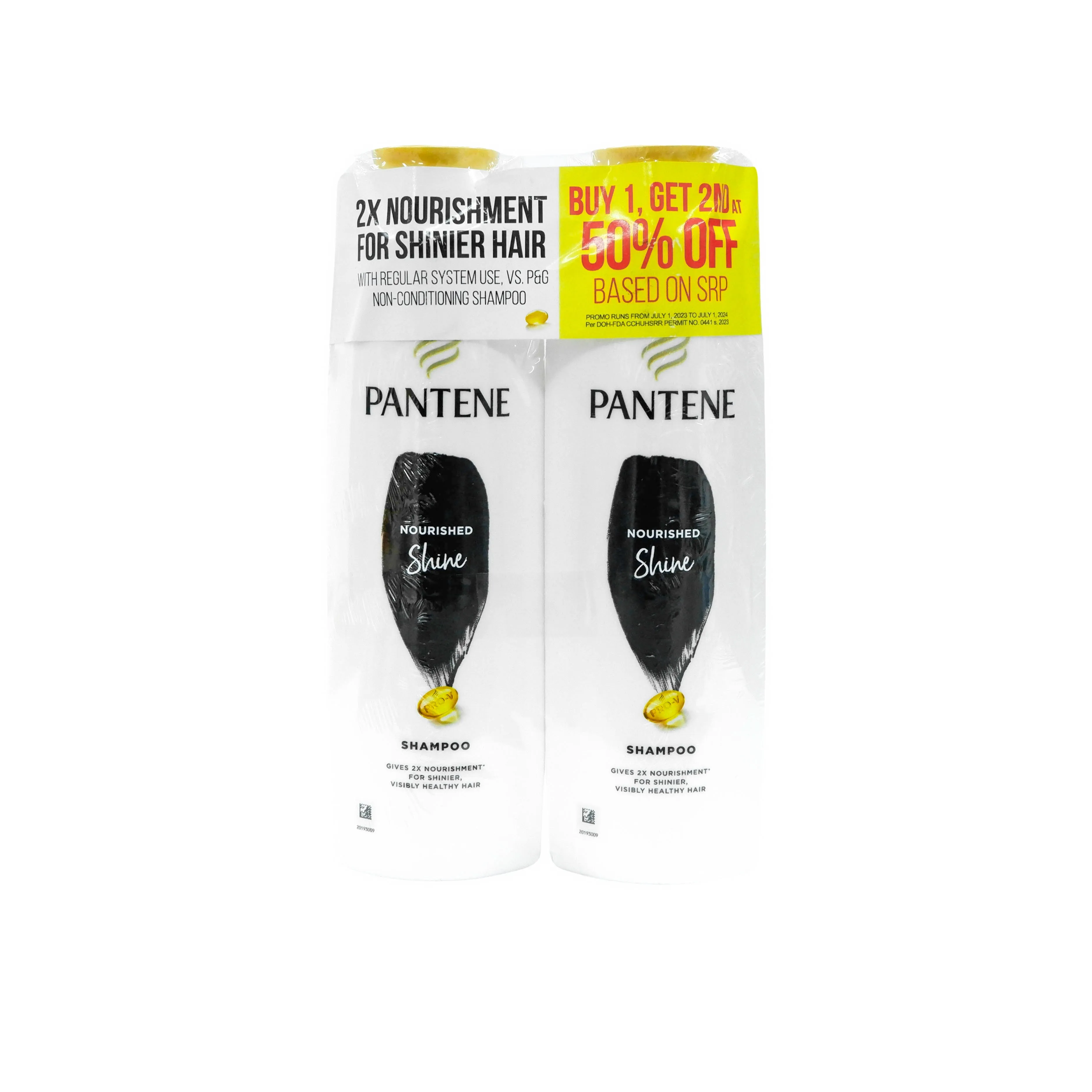 Buy Pantene Nourished Shine Shampoo and Get 2nd at 50% off