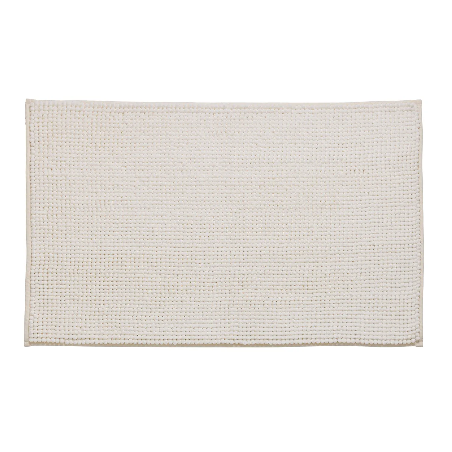 Catherine Lansfield Cream 1200Gsm Bobble Bath Mat