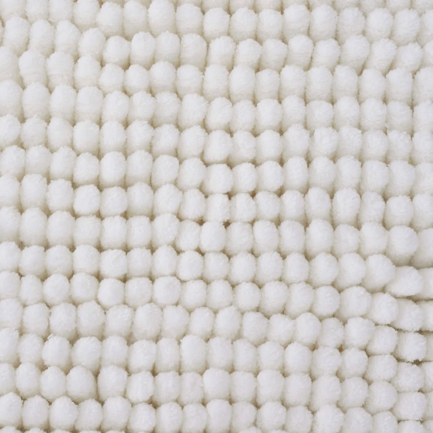 Catherine Lansfield Cream 1200Gsm Bobble Bath Mat