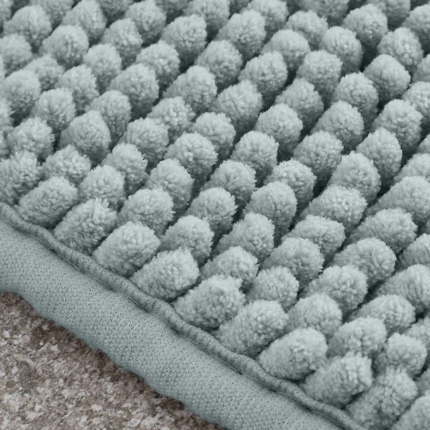 Catherine Lansfield Sage Green 1200Gsm Bobble Bath Mat