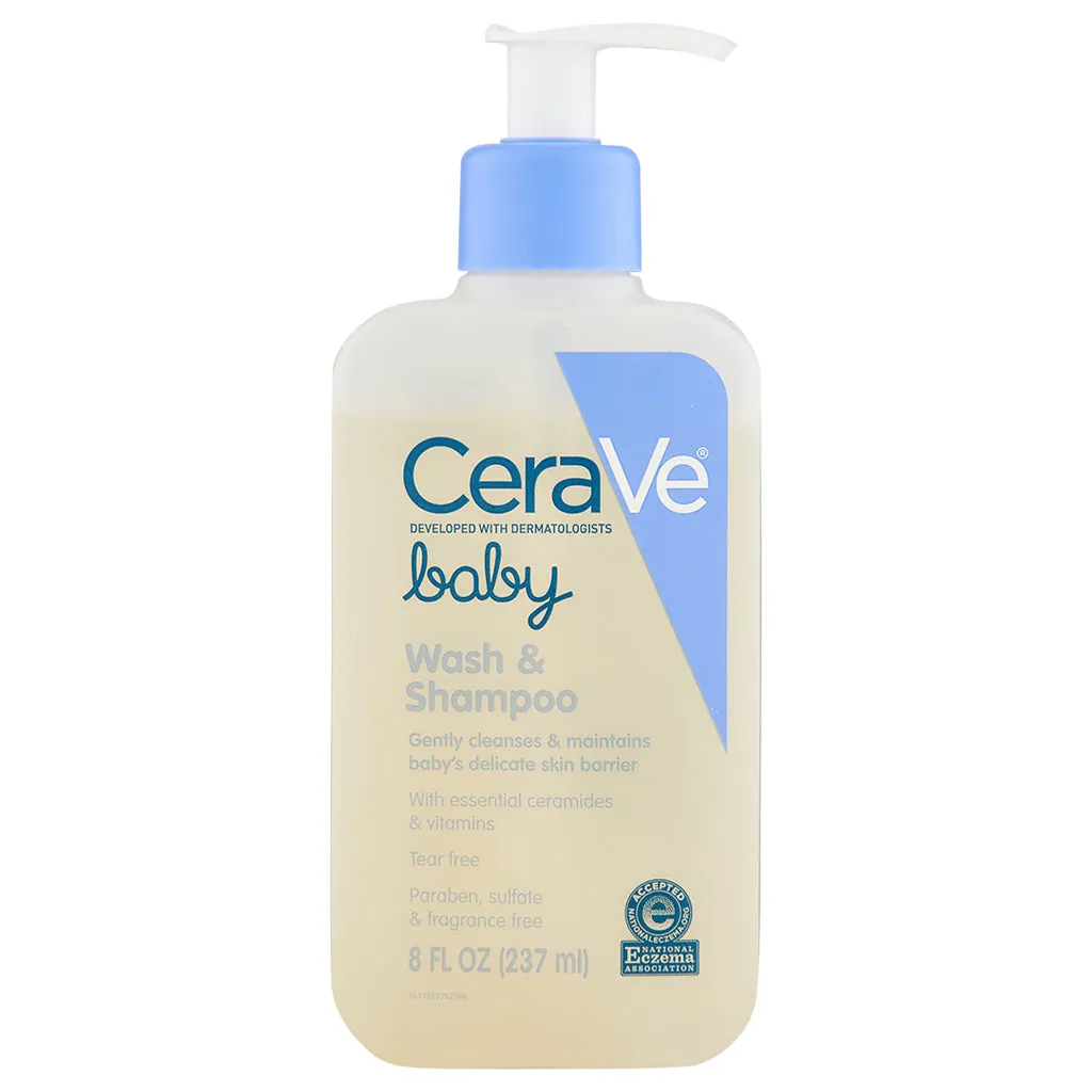 Cerave Baby Wash & Shampoo 8 fl oz