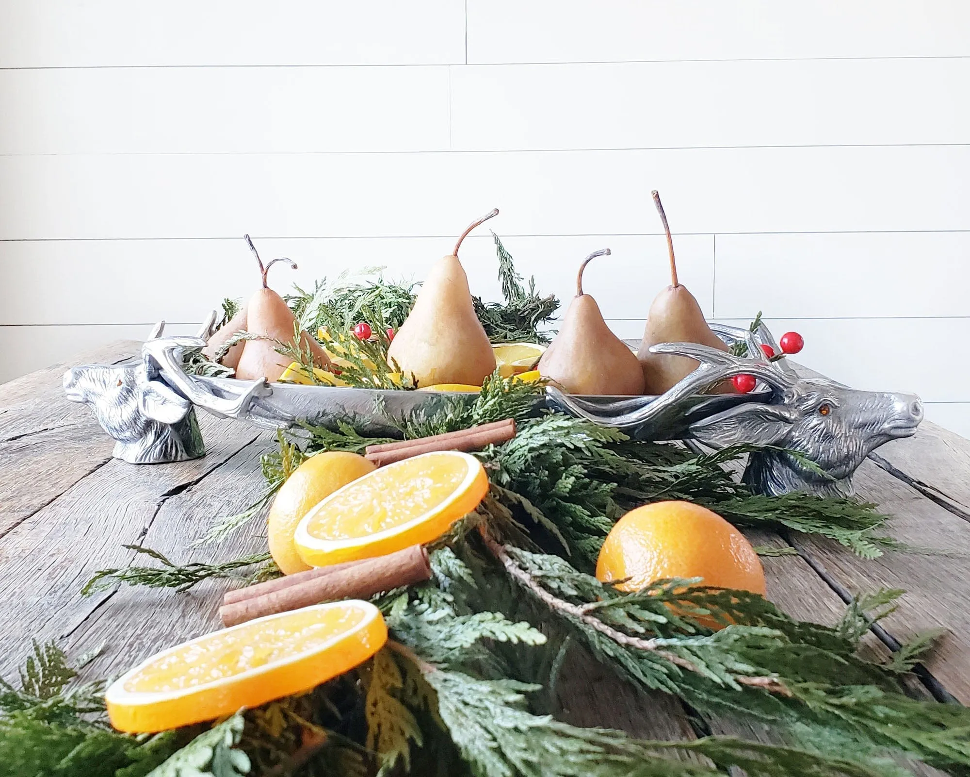 Deer Head Centerpiece Tray