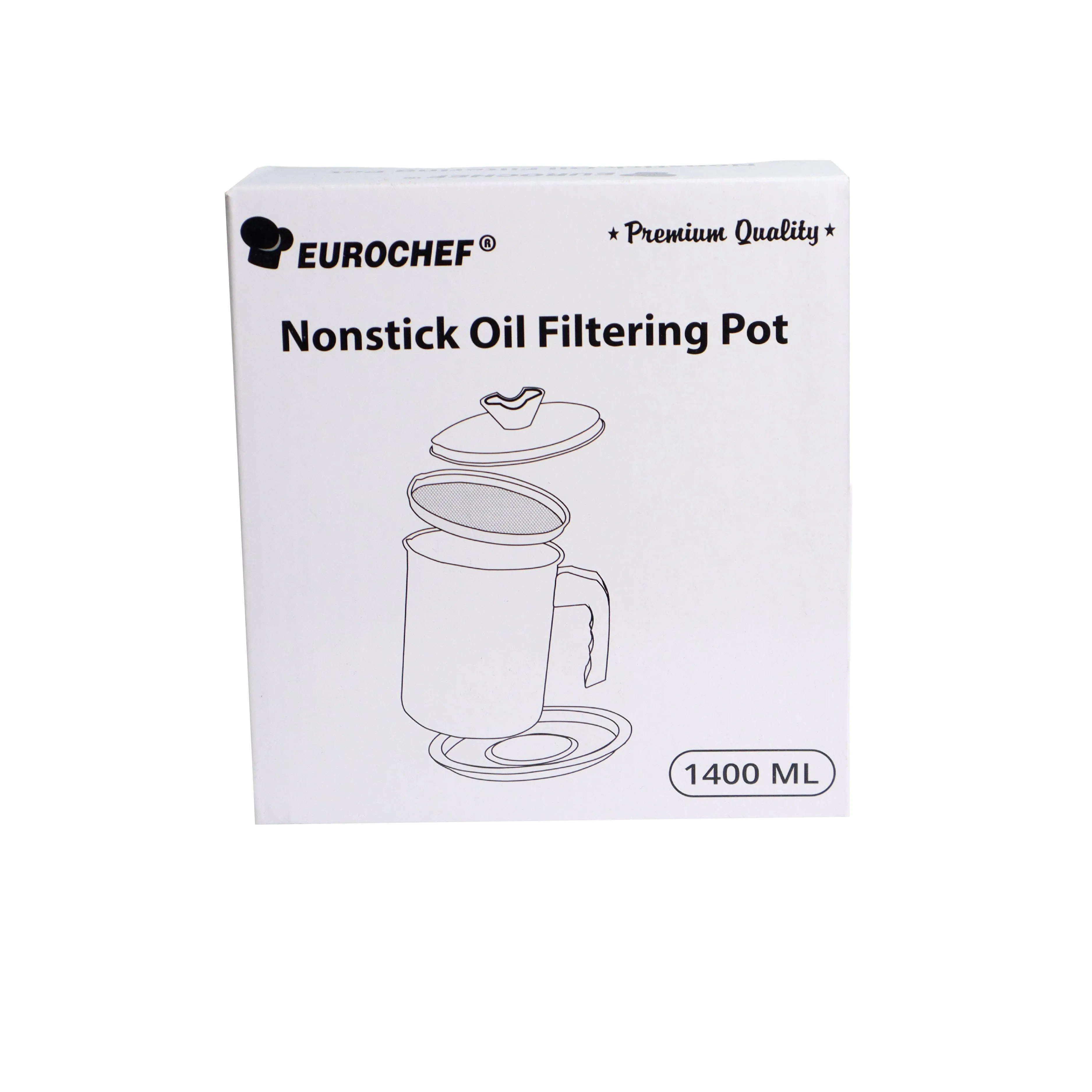 Eurochef Non-stick Oil Filtering Pot 1.4L