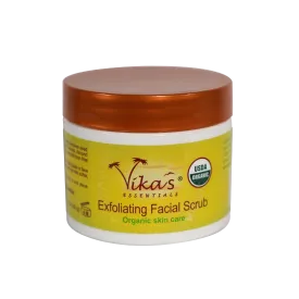 Exfoliating Facial Scrub - USDA Certified Organic