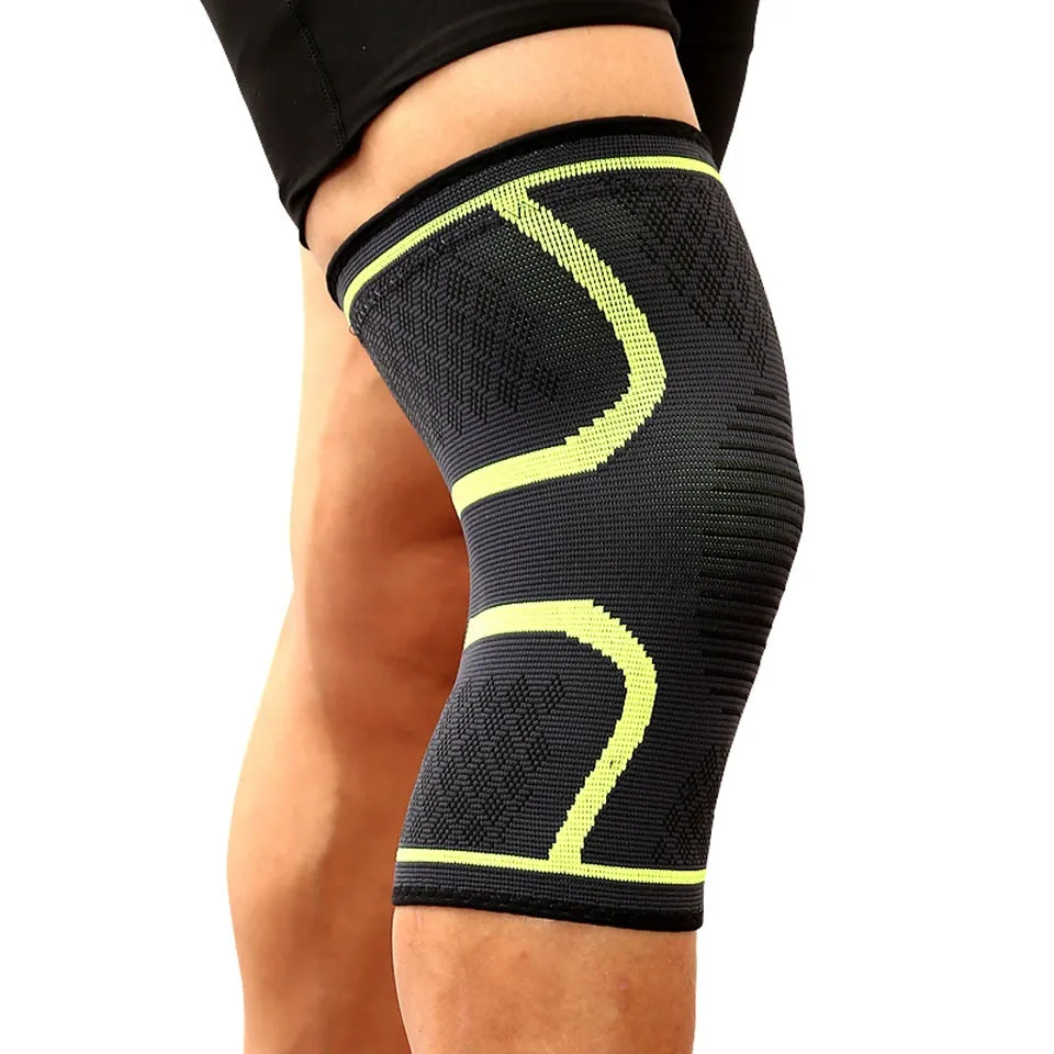 GRW (1 PC) Knee Pad Sleeve Running Elastic Breathable Sport Compression Support