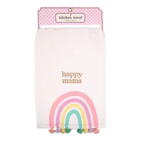 'Happy Mama' Rainbow Kitchen Towel by Simply Southern