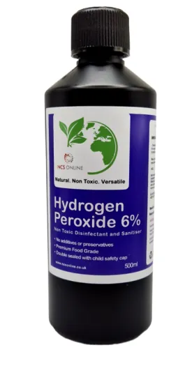 Hydrogen Peroxide 6% 500ml Food Grade