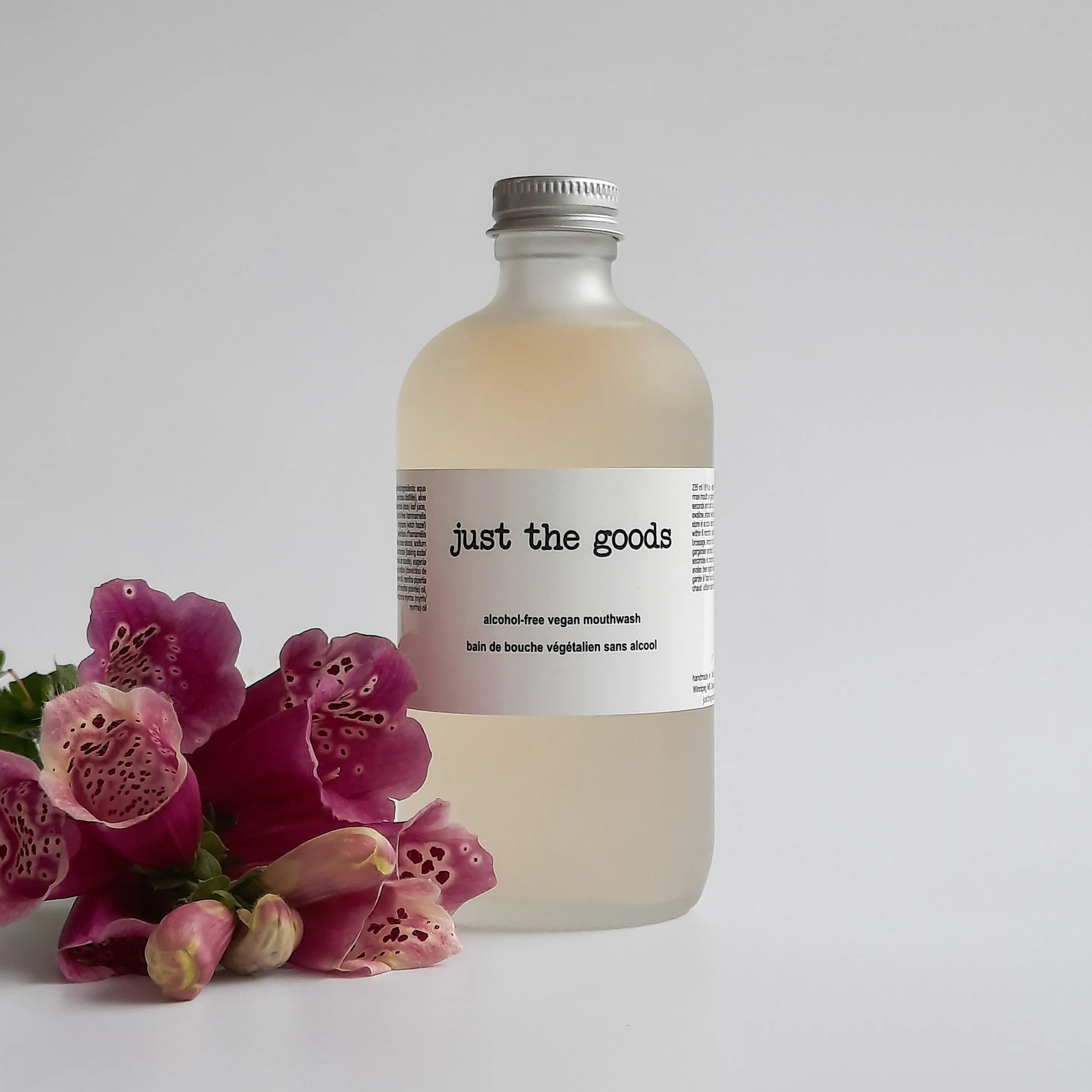 Just the Goods alcohol-free vegan mouthwash