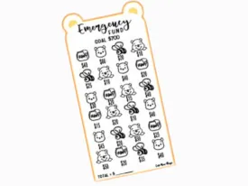 Savings Insert | Pooh Bear | Emergency Fund Challenge