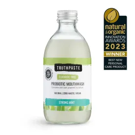 Truthpaste Probiotic Mouthwash Strong Mint - Fluoride Free