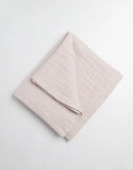 Waffle Linen Bath Towels